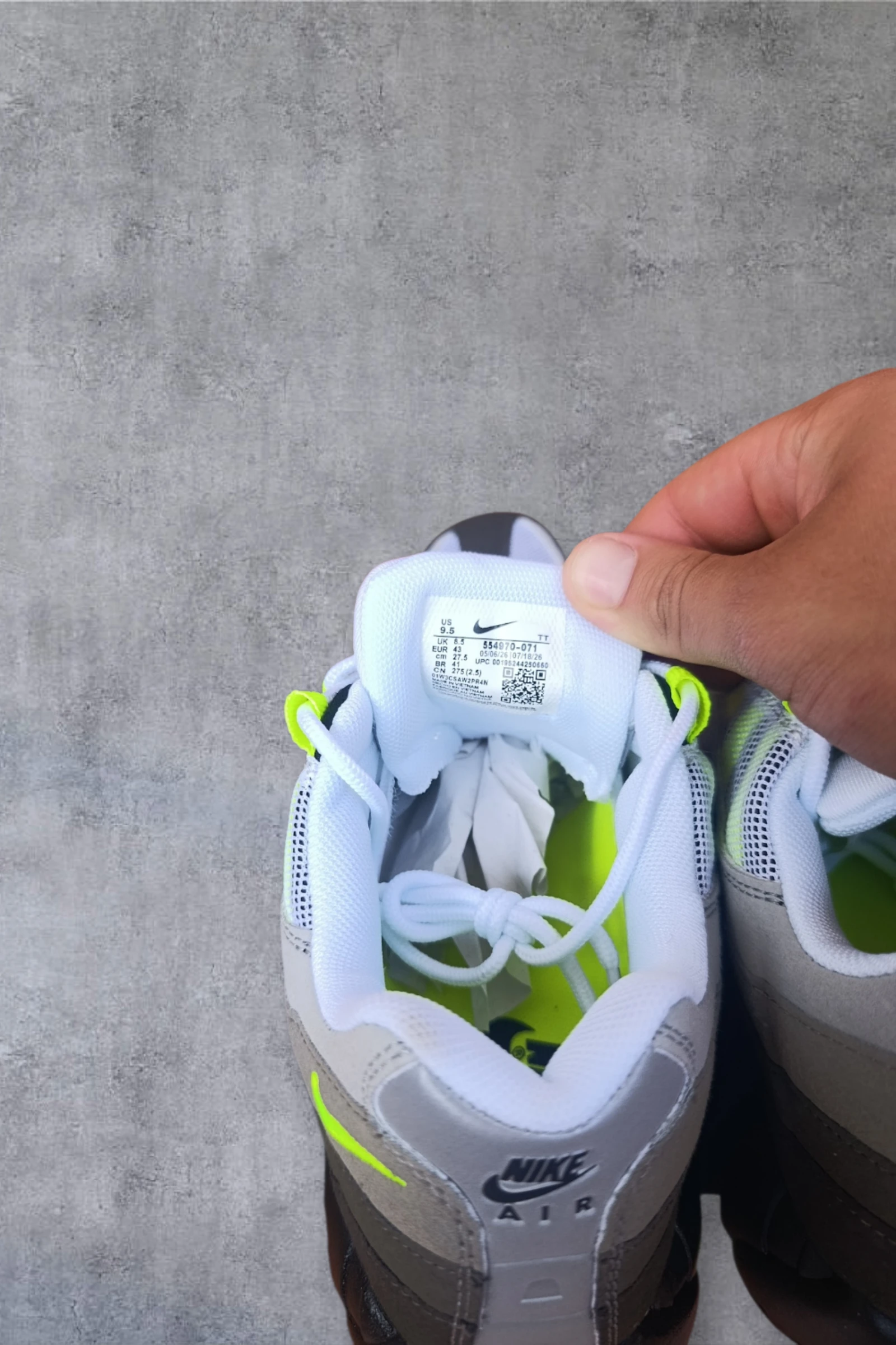 | Tênis Nike Air Max 95 | Amarelo Neón, Cinza e Verde | Novo com Caixa | Tamanho 43 | – photo 8